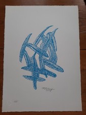 Mark Tobey, litografia originale 1972, autografata e numerata 11/85