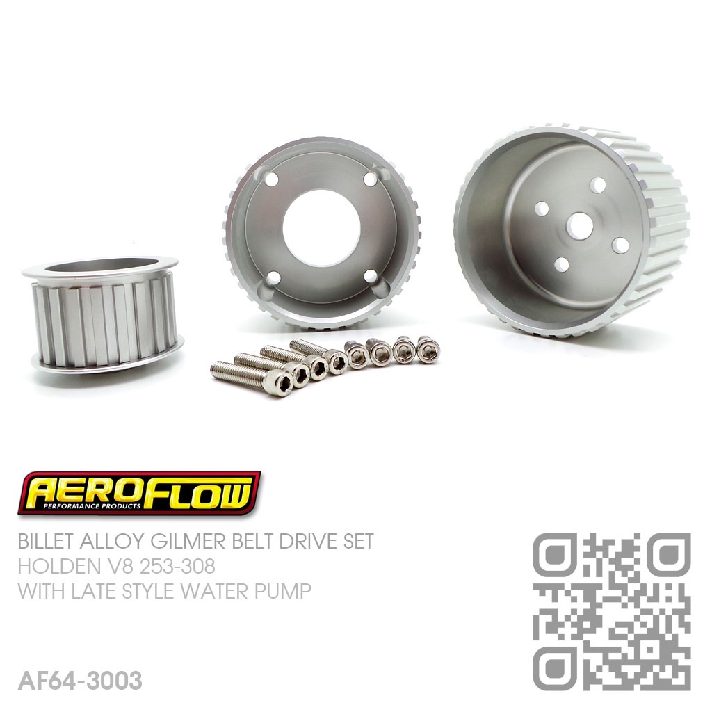 AEROFLOW GILMER DRIVE V8 253 & 308 BLUE/BLACK [HOLDEN VCVHVKVL