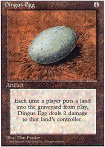 MTG - Dingus Egg - 4th Edition - NM, English Magic FLAT RATE SHIP