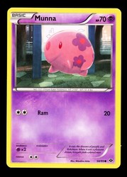 Munna 58/99 Next Destinies Common Pokemon Card