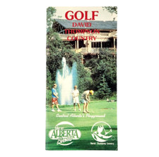 Central Alberta Canada Golf Dave Thompson Country Vtg Brochure Course Ads Maps