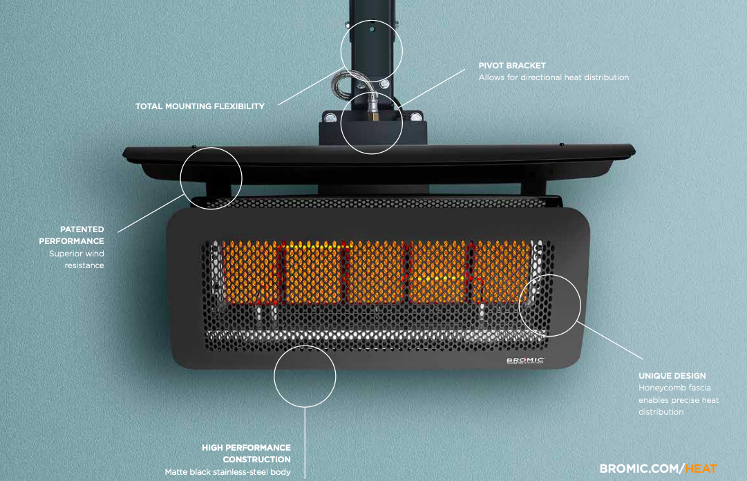 Bromic Tungsten 300 Series Smart Heat Gas Outdoor Patio Heater Propane |  eBay