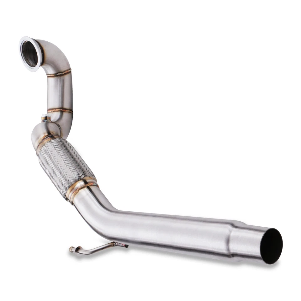 3" STAINLESS EXHAUST DE CAT DECAT DOWNPIPE FOR VOLKSWAGEN MK7 GOLF GTI TFSI 13+ - Image 2 of 4