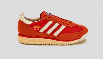 ADIDAS SL 72 RS RED/WHITE SIZES 7.5 8 8.5 9 9.5 10 10.5 11