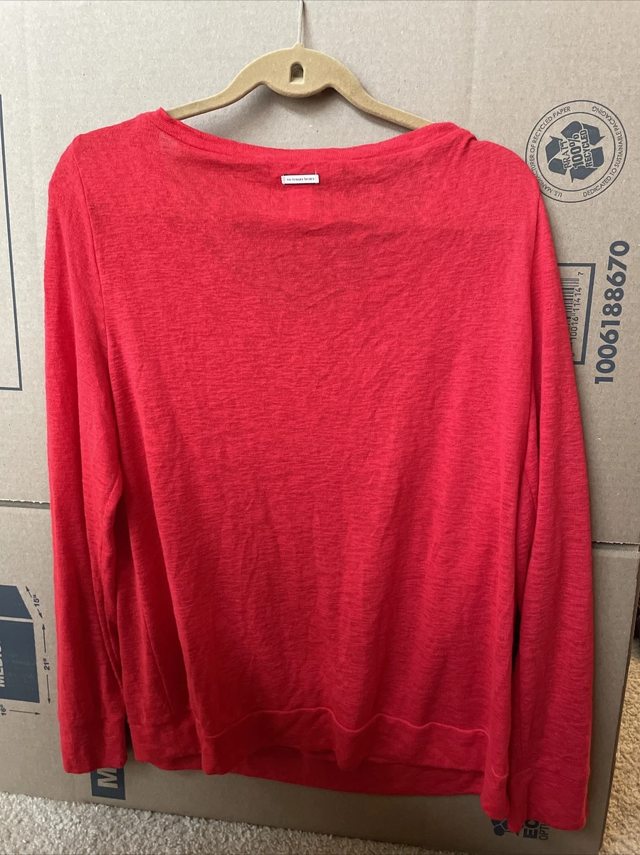 Thin red best sale sweater