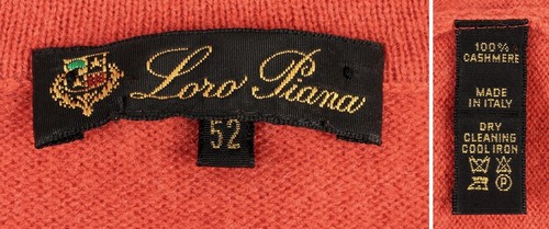 Loro Piana 100% Cashmere One Button Polo Sweater - 3XL $1250 Retail - 第 9/13 張圖片