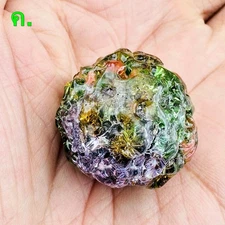 Phaya King Leklai Kaew Ball Stunning Healing Magic Lucky Rich Thai Amulet #17930