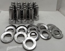 Cragar Standard Mag Lug Nut 12-19 And Offset Washer 16 Pcs 4a3 Not Complete