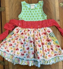 Matilda Jane size 4 It's a Wonderful Parade Festival Tank dress tents