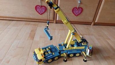 LEGO 7249 XXL Schwerlastkran Mobiler Baukran, mit Bauanleitungen, Mobile Crane