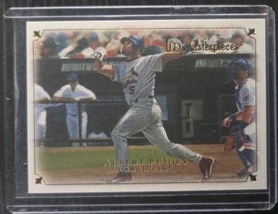 2007 UD Masterpieces Albert Pujols #38 St Louis Cardinals 