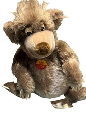 Steiff's Baloo Bear Plush 13.5" Brown Animal Knopf Im Ohr Germany Disney 1995