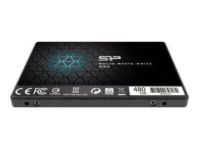 Silicon Power Slim S55 480GB 2.5'' 6Gbps SATA III Black SP480GBSS3S55S25