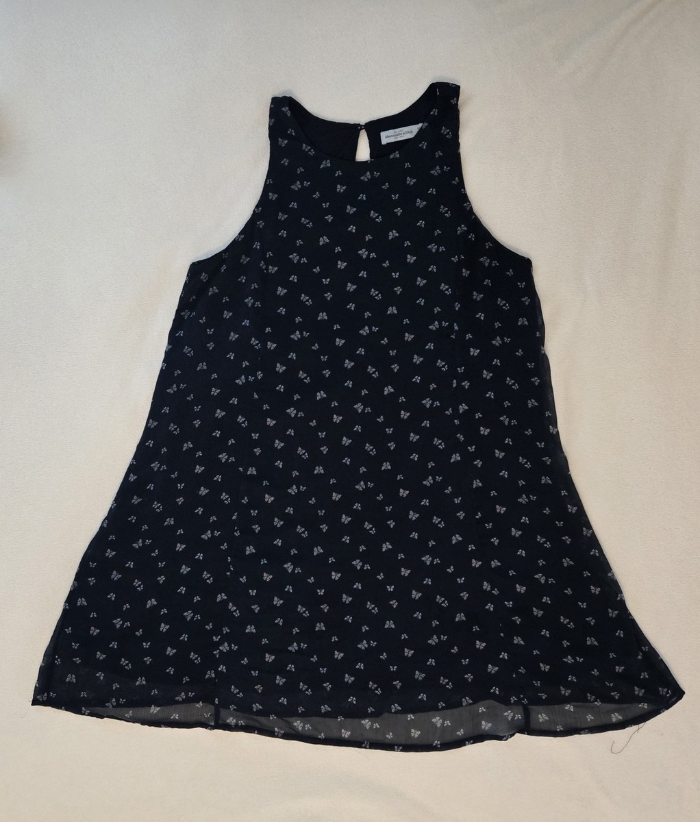 abercrombie 90s dress Abercrombie & Fitch 90s square neck mini dress in cream tomato print