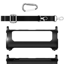 Geekria Silicone Case Cover for JBL Flip 6 Portable Speaker Black 