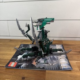 2004 LEGO Bionicle Titans Nidhiki 8622 Complete Figure W/ Disk & Book Ships Fast