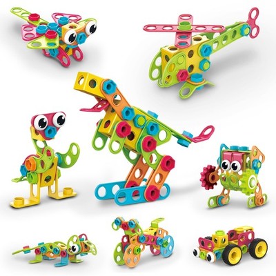 PicassoTiles STEM Learning Toys 250 Piece Building Block Kids Construction En...