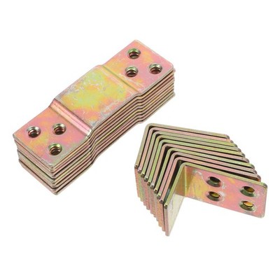 10 Pairs Wooden Bed Rung Bracket Frame Brackets Headboard Attachment Hardware