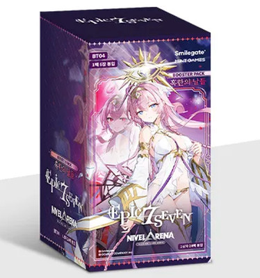 Nivel Arena TCG Epic Seven Booster Box BT04 Frozen Days Korean New