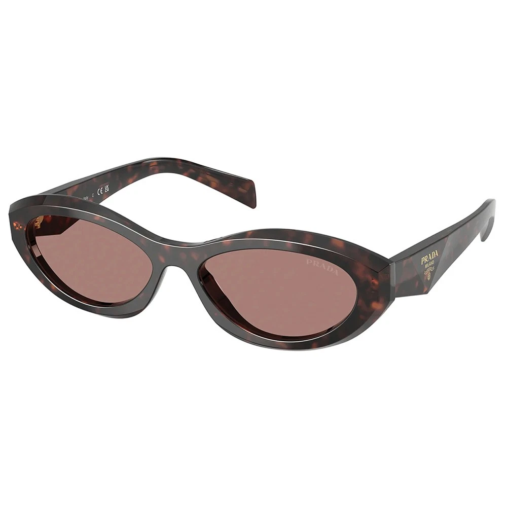 小物 PRADA titanium oval sunglasses brown PRADA Brown Oval Sunglasses for Women for sale | eBay