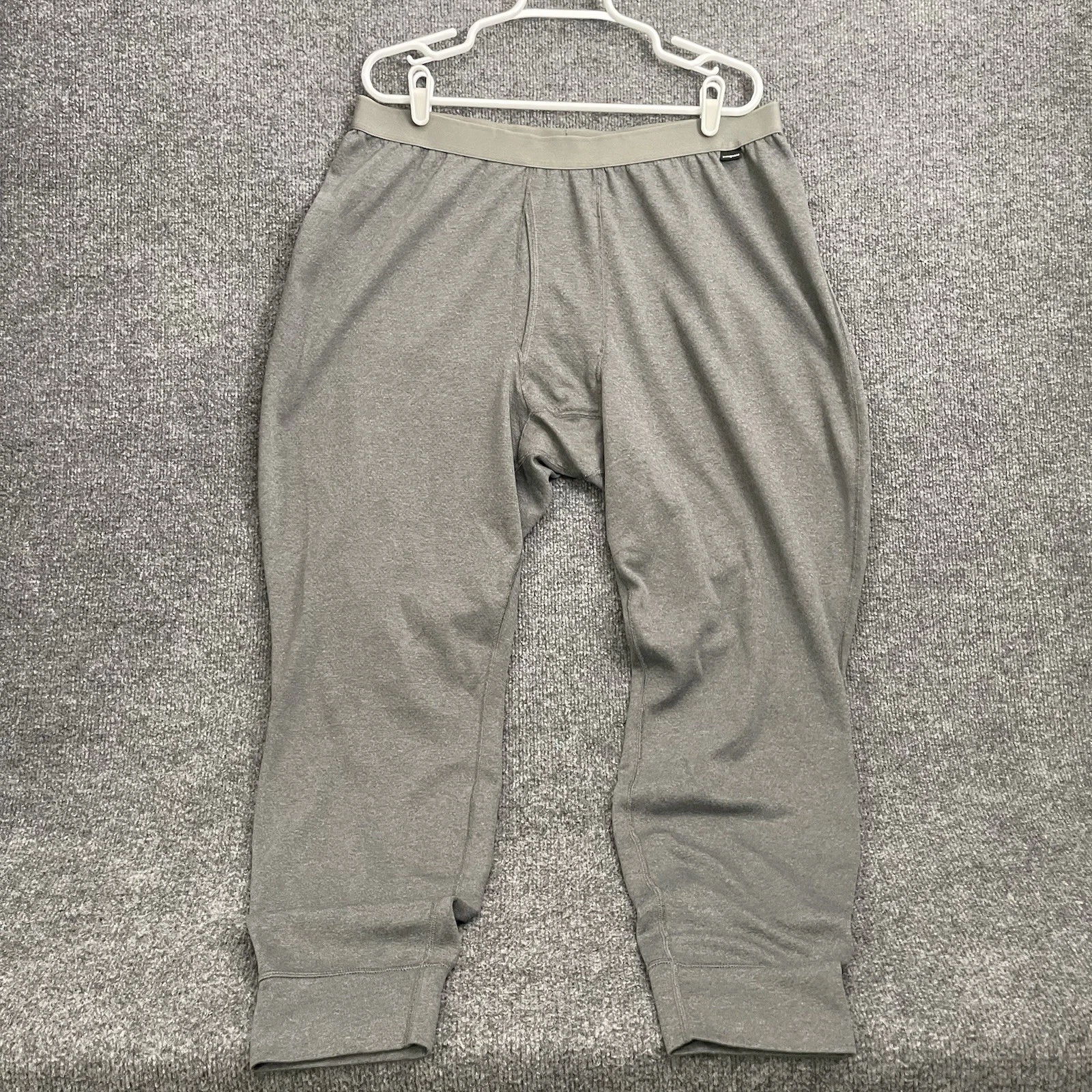 Patagonia Capilene 3 Midweight Bottoms Mens Sz 2XL Base Layer Polartec Gray
