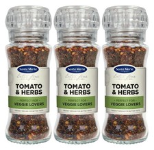 3 molinillos de condimentos de tomate