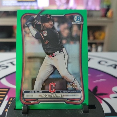 2026 Bowman Chrome - Jose Ramirez #8 Green /99 Cleveland Guardians MLB