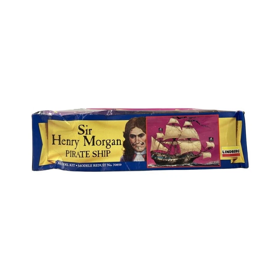 Пластиковая модель корабля пиратов сэра Генри Моргана Lindberg 1:130 детали повреждений ac90f - Изображение 3 из 4