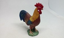 Schleich Rooster Blue/Brown Farm Life Animals Chicken 13645 Retired Figure 2008