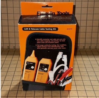 Paladin Tools 1573 Tone & Probe Plus Cable Check - LAN & Telecom Cable Test Kit