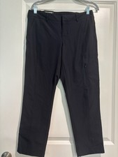 Kirkland Womens Travel Pants Size 6 Black Signature Nylon Stretch Zip