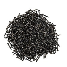 newlng 500PCS Small Nail Round Head Tiny 10mm x 1mm x 2.5mm, Black1*10mm