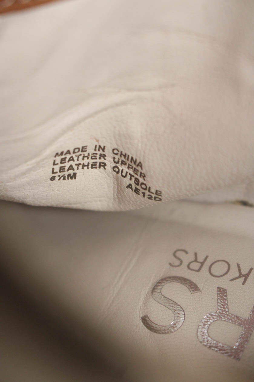 KORS Michael Kors Womens Block Heel Ankle Booties Brown Suede Size 6.5 thumbnail 6