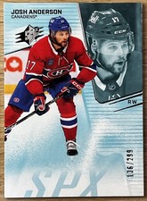 2022-23 Upper Deck SPx #16 - Josh Anderson - #d /299 Montreal Canadiens