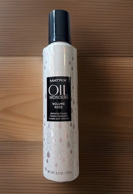 Matrix Oil Wonders Volume Rose Plumping Mousse 8.3 oz Bottle Indent