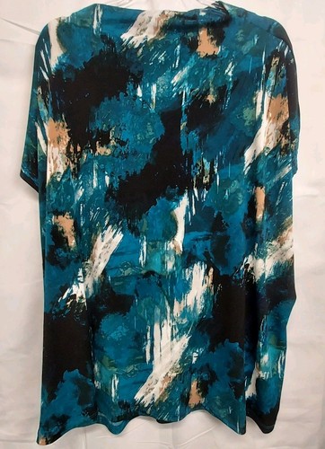 Blusa sin mangas Calvin Klein para mujer 3XL estampado abstracto ligera costera nueva con etiquetas - Imagen 4 de 7