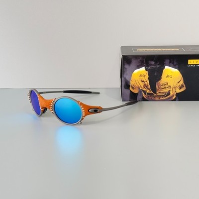 Oakley X-Metal Mars Leather avantgarde Gorpcore Polarized Outdoor /lce Blue Lens