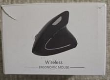 Ergonomic Optical Vertical Mouse 6 Keys USB Wireless 2.4GHz 1600DPI for PC Ect