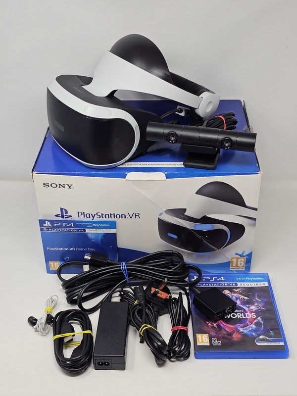 PlayStation VR Headset Bundle CUH-ZVR1 – Boxed – Tested & Working  PS4 PS5