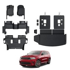 Floor Mats for 2016-2024 2025 Dodge Durango 6 16-25 for Dodge durango 6 Seat
