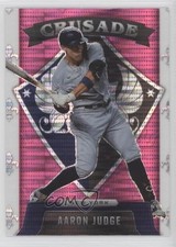 2022 Panini Chronicles Crusade Pink Pulsar Prizm Aaron Judge #23 0e2x