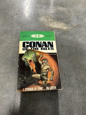 Conan Of The Isles Fantasy Paperback Book by L. Sprague De Camp and Lin Carter