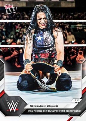 *PRE SALE* Stephanie Vaquer - 2026 WWE Topps NOW  - Card 97