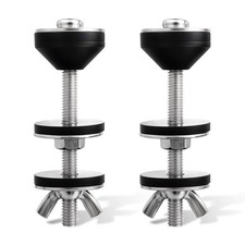 2 PCS Universal Toilet Tank to Bowl Bolts Seat Screws Kit, Heavy Duty Toilet ...