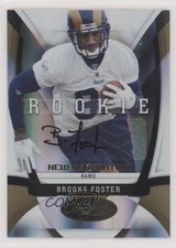 2009 Certified Mirror Gold Signatures 11/25 Brooks Foster #139 Auto 0f6