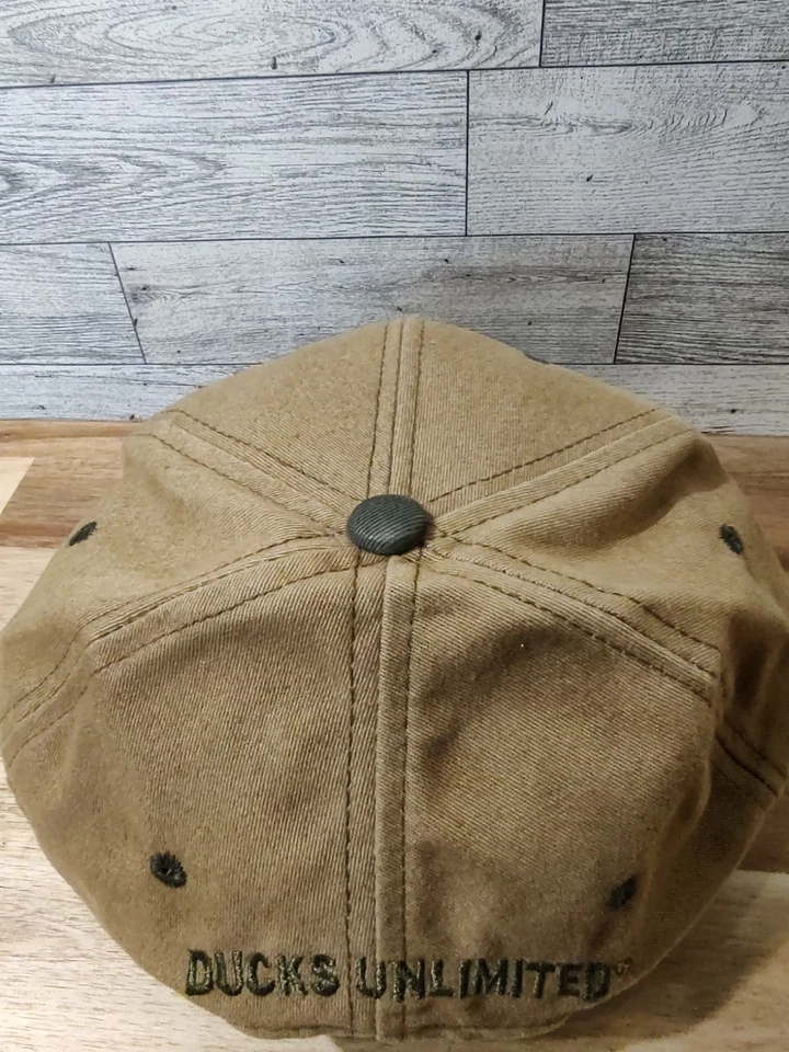 Gorra De Colección Ducks Unlimited Gorra Snapback Bordada Pato Marrón Y Verde Foto 4 de 4