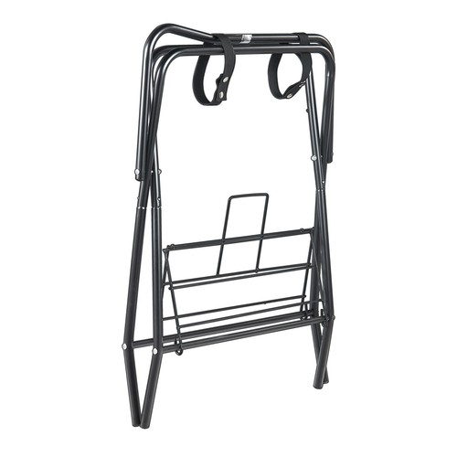 VEVOR Folding Saddle Rack Portable Freestanding Horse Saddle Stand 132 lbs - Picture 11 of 12