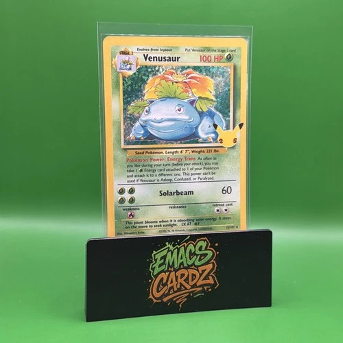 Venusaur 15/102 Celebrations 25th Anniversary Pokémon Card TCG