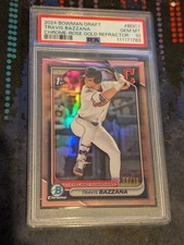 Travis Bazzana - 2024 Bowman Draft Chrome 1st Rose Gold Refractor PSA 10 /10 RC