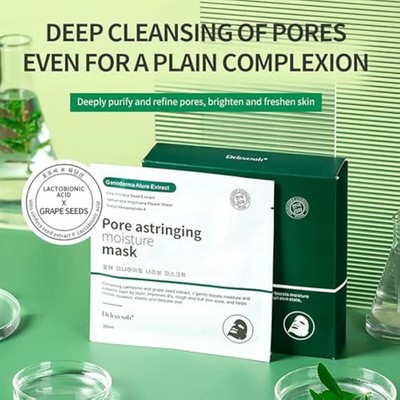 Elfte koreanische Marke Lactobionsäure Gesichtsmaske 30 ml × 10 Stück / Post-Make-up